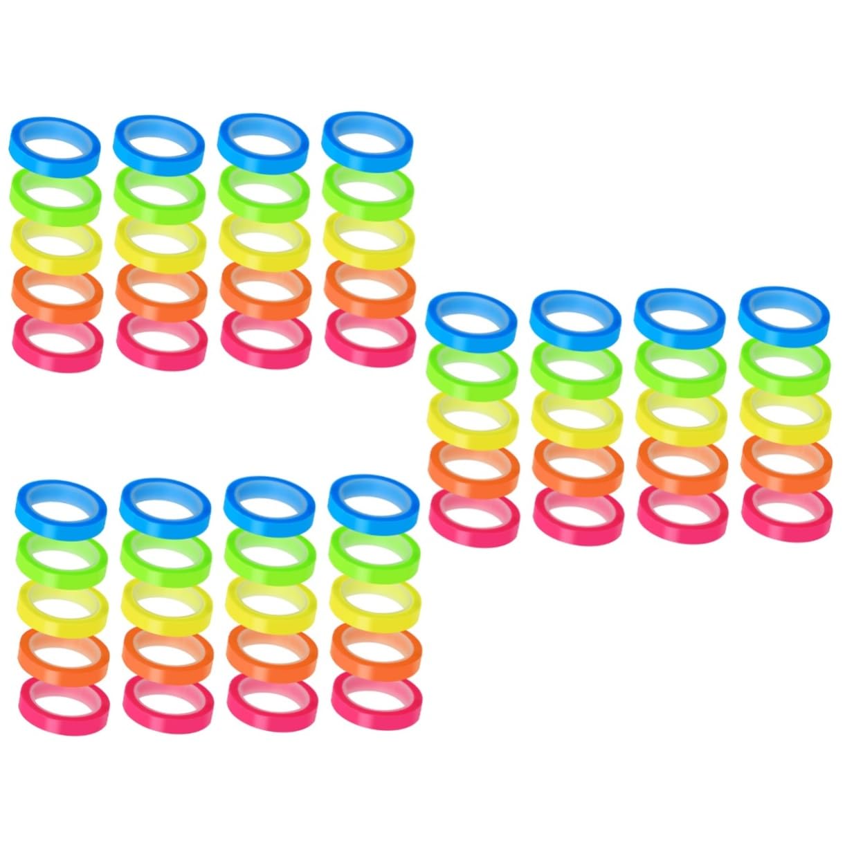 OSALADI 3 Series Nota Adhesiva Transparente Cinta Adhesiva De Fichas De Libros Pestañas Marcadores De Página Autoadhesivos Marcadores De Página Portátiles La Mascota 20 Rollos*3
