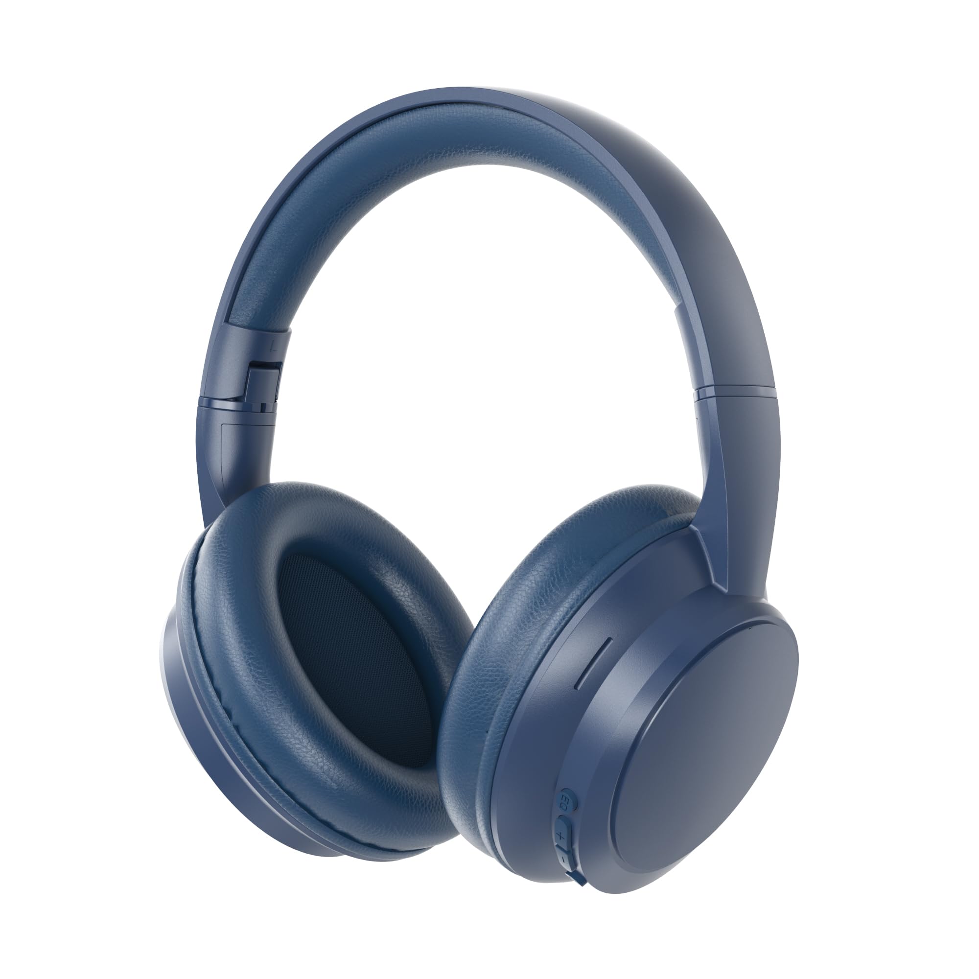 Bluetooth Headphones Over Ear, 3EQ Modes 40H Playtime Over Ear Headphone Wireless, 5.4 Bluetooth Headphones, Headphone Bluetooth Wireless with Fast Charge (NO ANC) (Navy Blue)