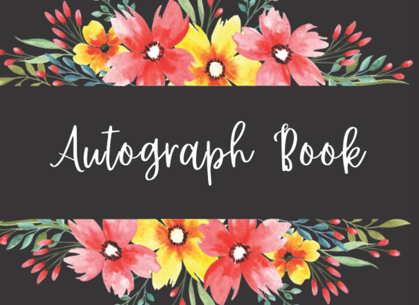 AUTOGRAPH BOOK: Signatures Blank Scrapbook, Memorabilia Album Gift, Keepsake Memory Book, Favorite sport stars , cartoon ,celebrities, friends and colleagues 120 pages 8.25 * 6 inches