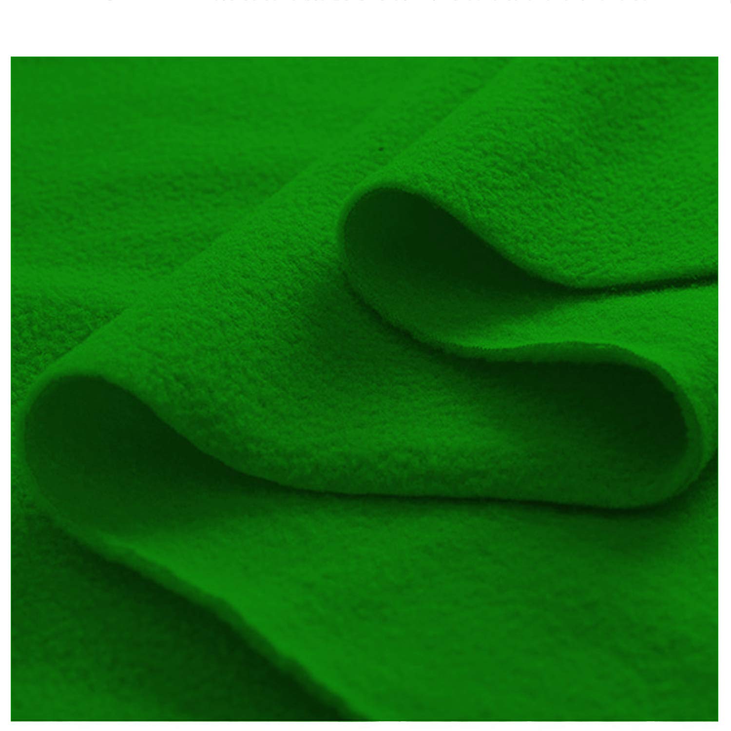 Fabrics King Online Emerald Green Antipil Polar Fleece Fabric, Warm Soft Pile, Patchwork Polyester Plush Fleece Cloth For Diy Dress Craft | 58" (147Cms) Wide | Same Day Dispatch | Sold By The Metre