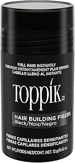 TOPPIK Hair Building Fibers for Instantly Fuller Hair, 12 g, Fill In Fine or Thinning Hair, Instantly Thicker Looking Hair, Multiple Shades for Men & Women