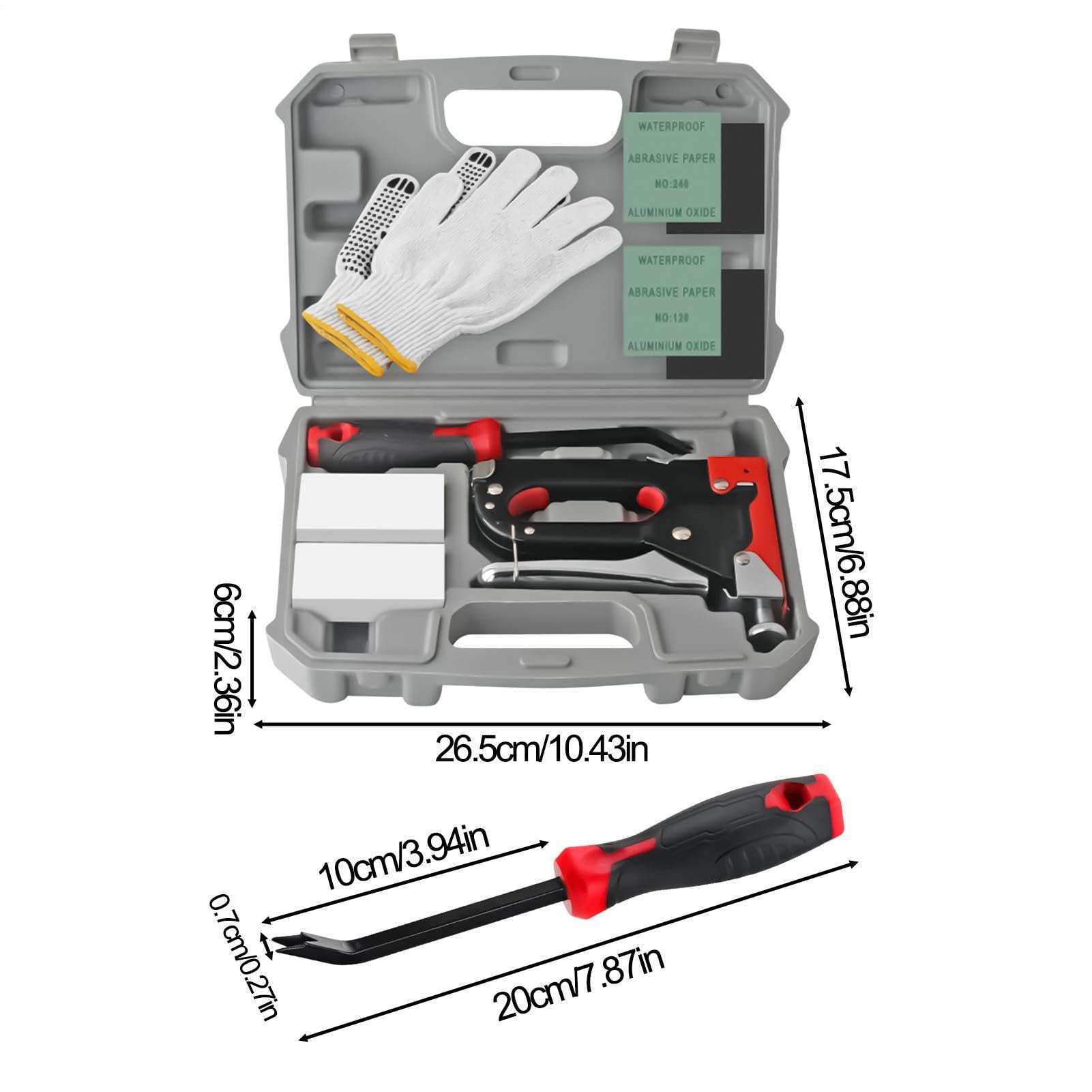 Chiodatrice Manuale Kit Sfila Graffette per Legno