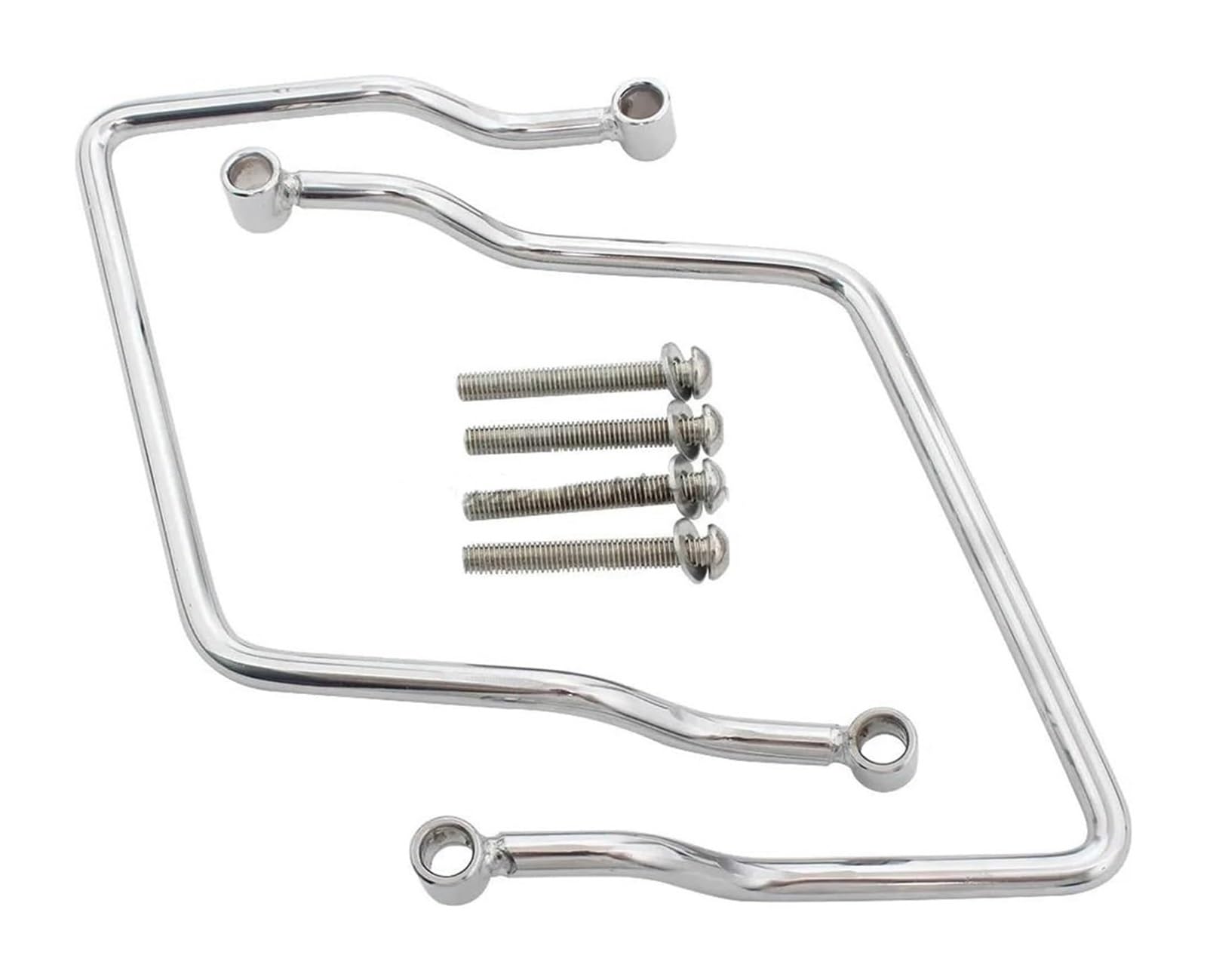 Motorrad-Gepäckträger Chrom für Suzuki Intruder Volusia 800 VL800 2001-2004 21cm