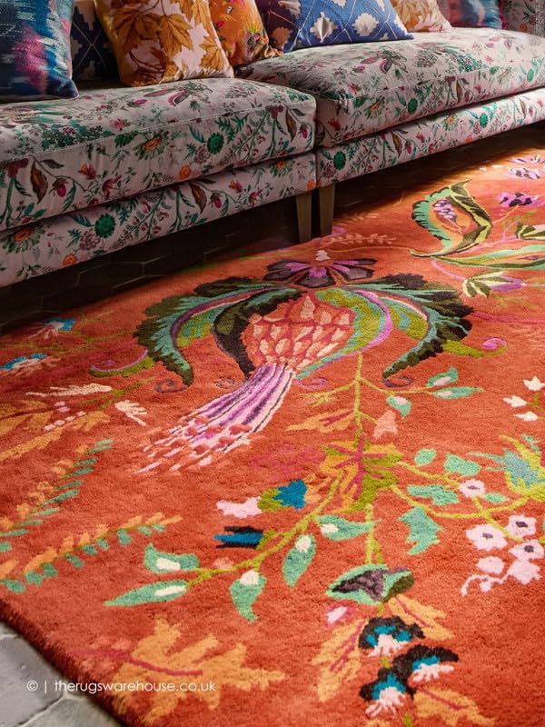 Image of OLEFIN Handmade Thick Woolen Anti Slip Carpet and Rugs for Living Room Bedroom Hall Dinning Room Kids Room