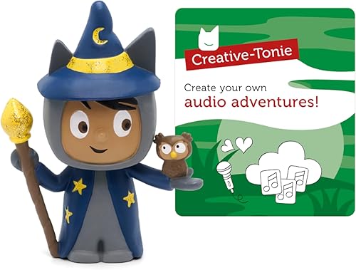 Tonies Wizard Creative Toy Figurine - Record and Upload up to 90 Minutes of Your Own Stories and Songs