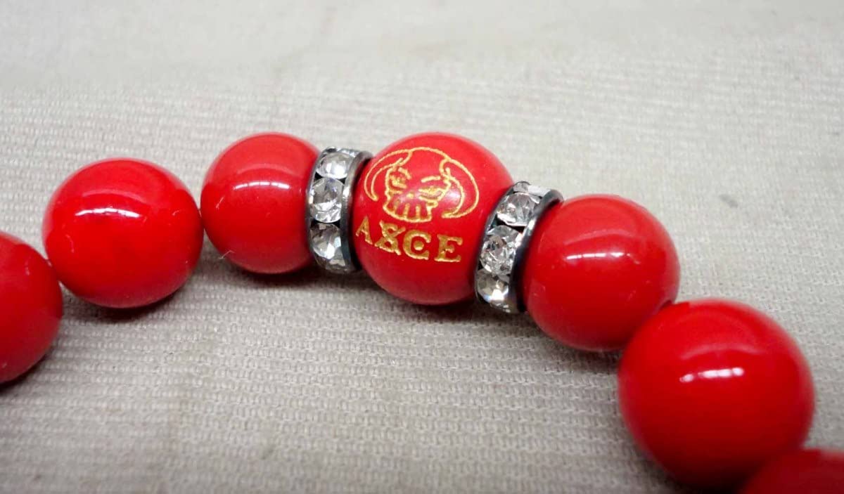 Amazon.co.jp: 天然石ブレス RED ポートガス・D・エース GOLD