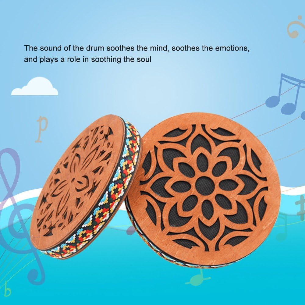 Ocean Drum Instrument De Percussion Ethnique Tambour À Main Le Son De Musique Onomatopée Aide Notre Corps À Guérir À Se Réparer pour Relaxation Méditation