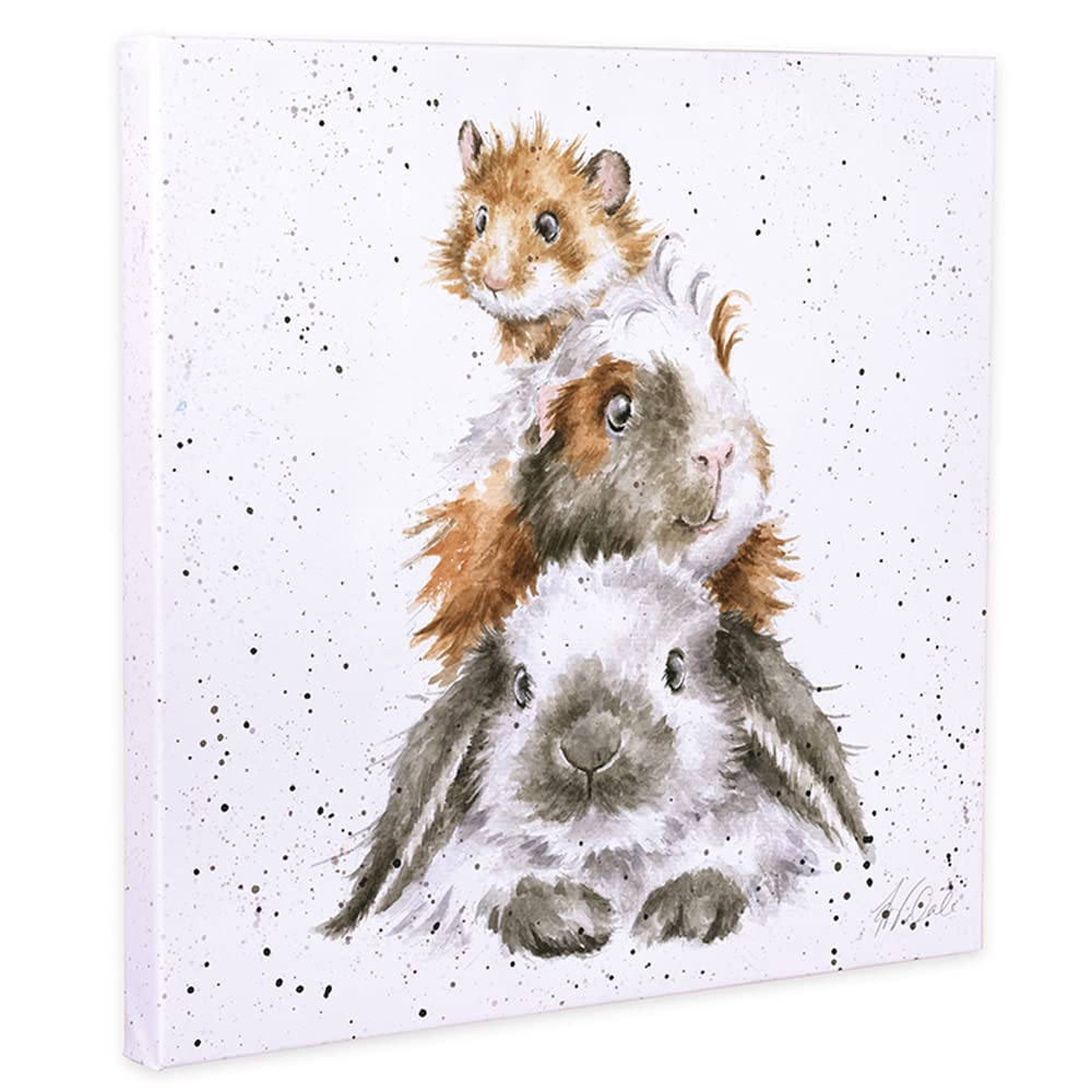 Wrendale Designs - 'Piggy In The Middle' Small Canvas