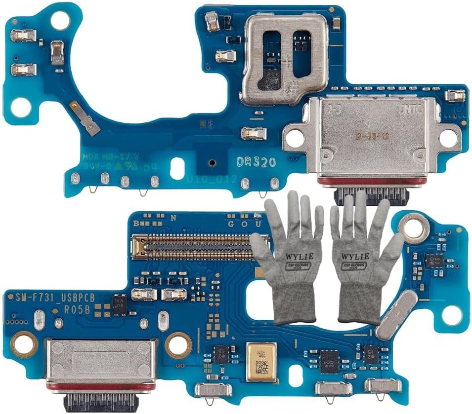 Replacement for Samsung Galaxy Z Flip 5 5G SM-F731U Charging Port USB Charger Dock Connector USB Port Type C PCB Board (US Version) WYLIE Professional Tools 10 Pack