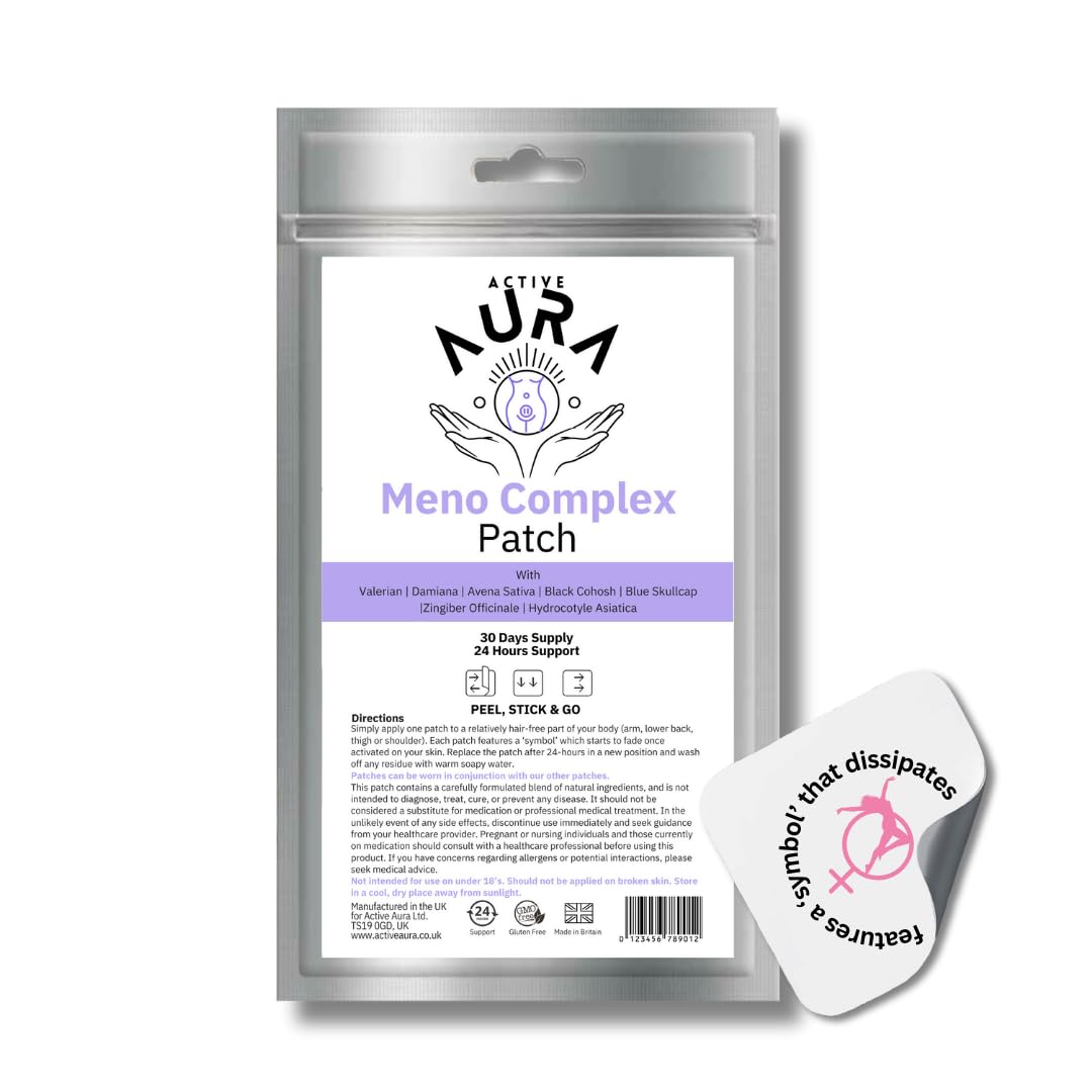 Meno Complex Patch | 30 Days Supply | Perimenopause & Menopause Supplement