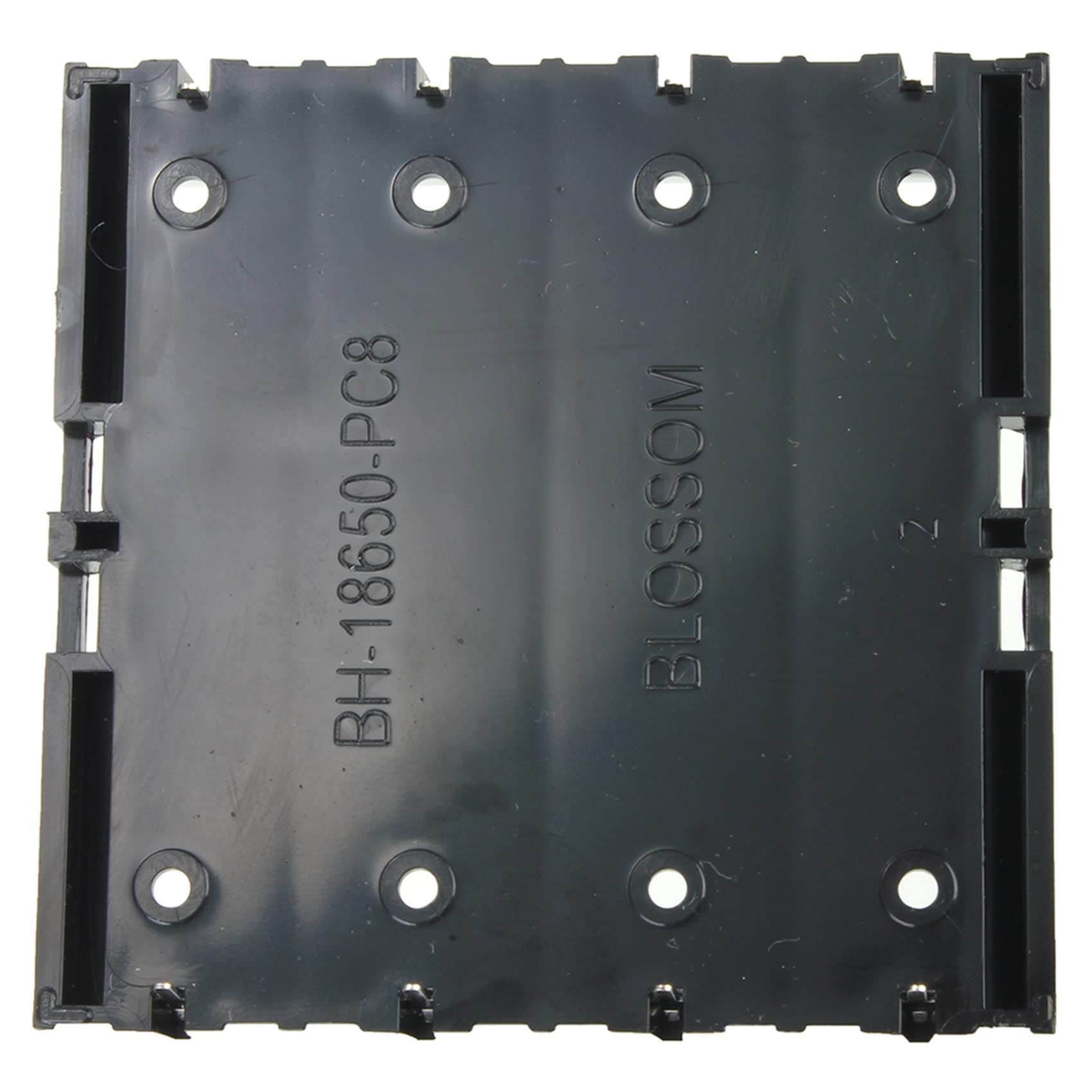 50X Caja de Soporte de Batería Negra para 4X 13,7 V 18650 Batería