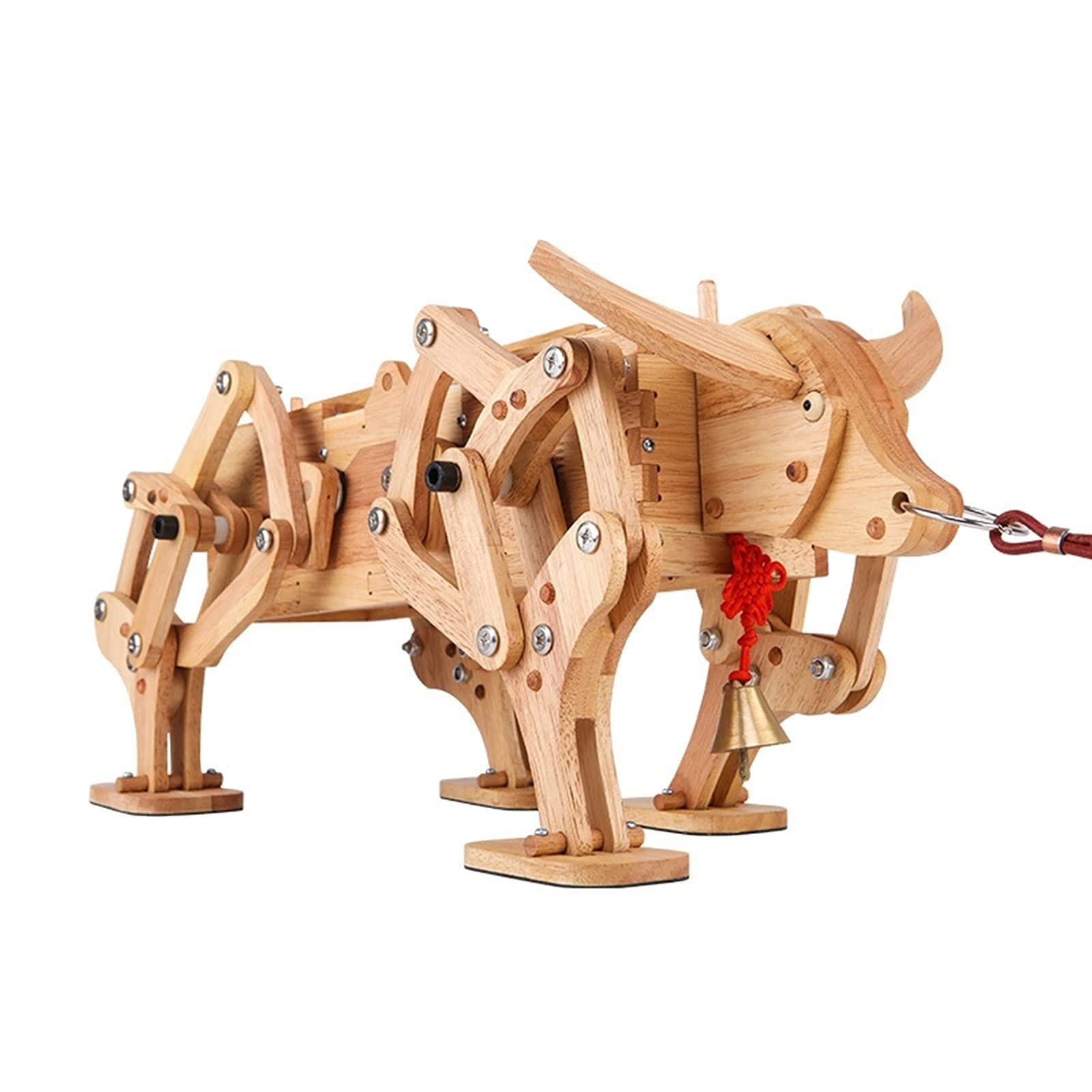 3D Puzzle Wooden Mechanical Cow Mu Niu Liuma Three Kingdoms Zhuge