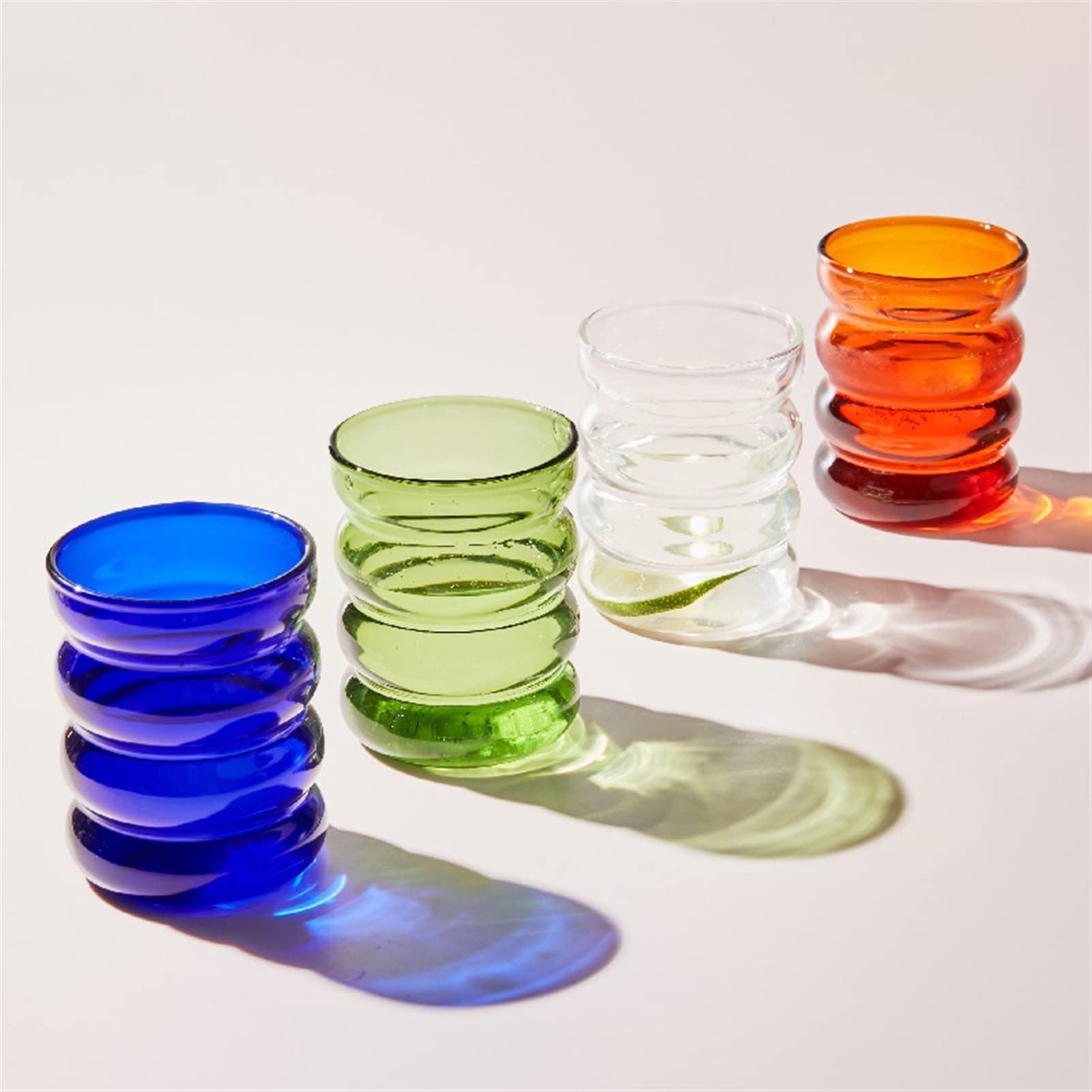 Taza de café de cerámica, Vaso Creativo para Restaurante, Oficina, Beber té, Jugo, Leche, café, Taza de Agua para el hogar, Taza Ondulada (Burbuja Azul)