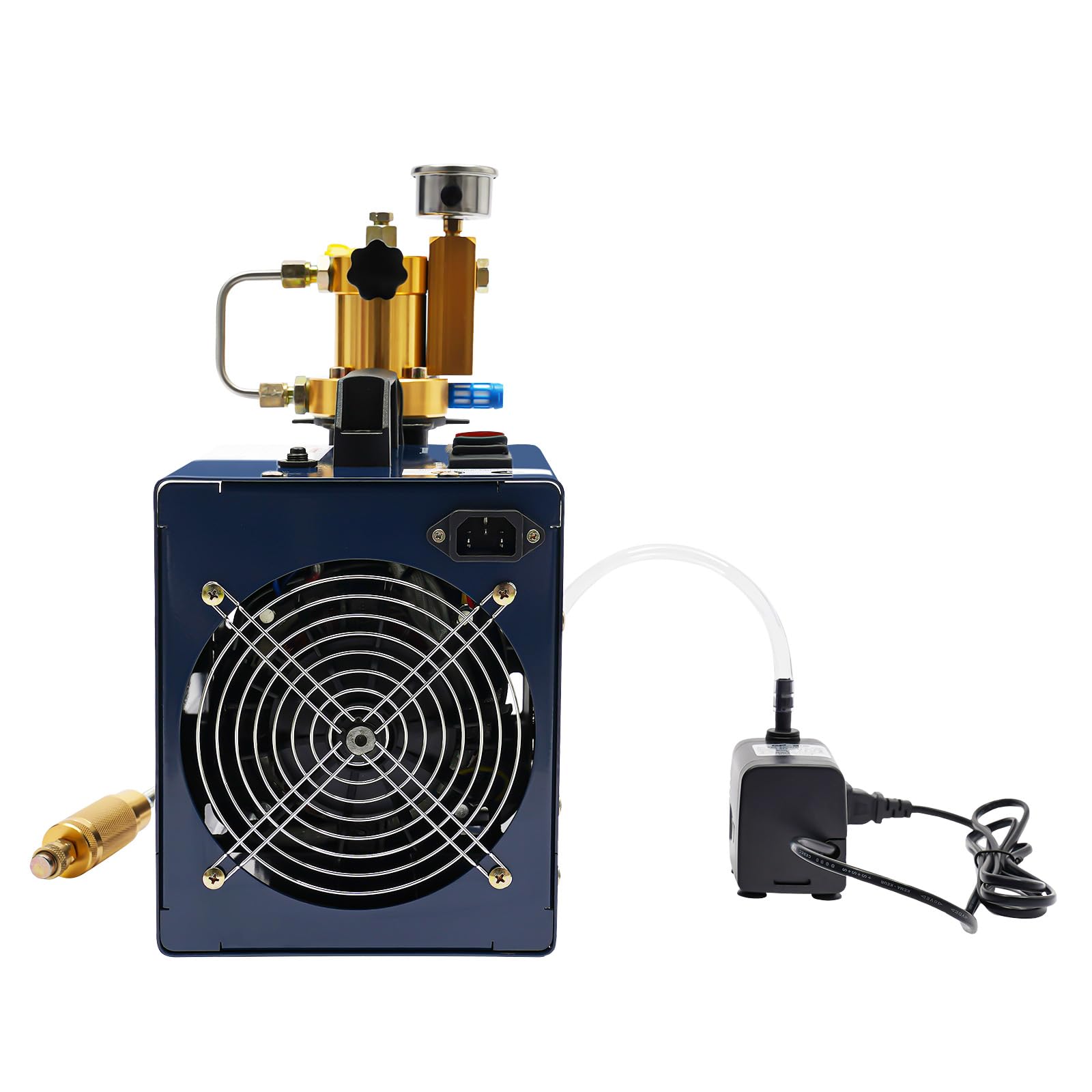Compressore PCP, 80L/min, 30Mpa, 1,8 KW, compressore ad aria compressa ad alta pressione, 2800 giri/min, compressore d'aria con valvola di sovrapressione, protezione da sovraccarico del motore