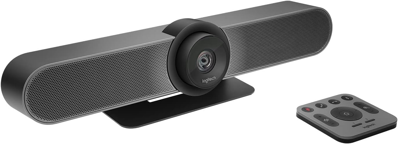 Logitech MeetUp 4K Ultra HD Cámara para conferencias negra