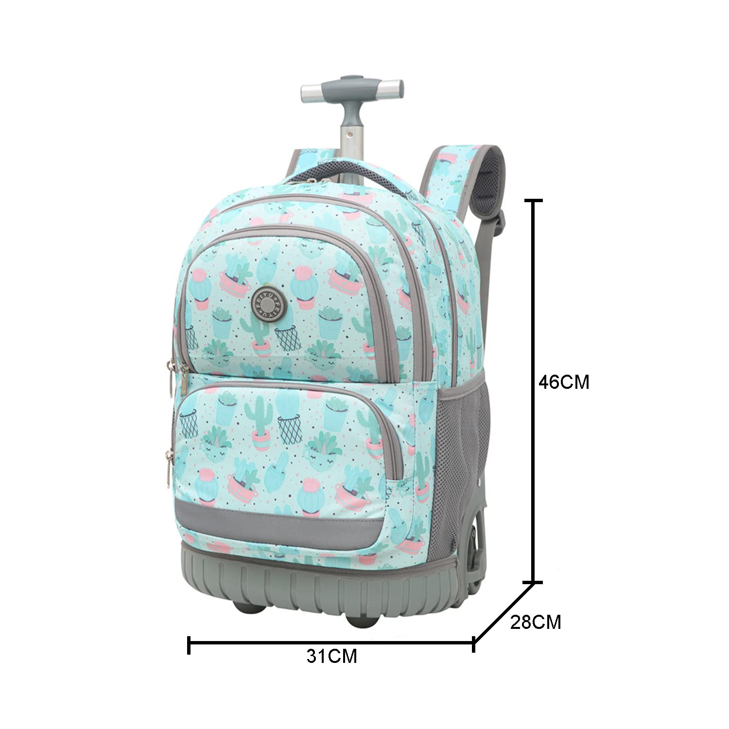 Zainetti per Studenti Cartelle Zaino Trolley Scuola Media Scuola Zaini Trolley Ruote Ragazzi Ragazze Borsa Portatile Viaggio Business