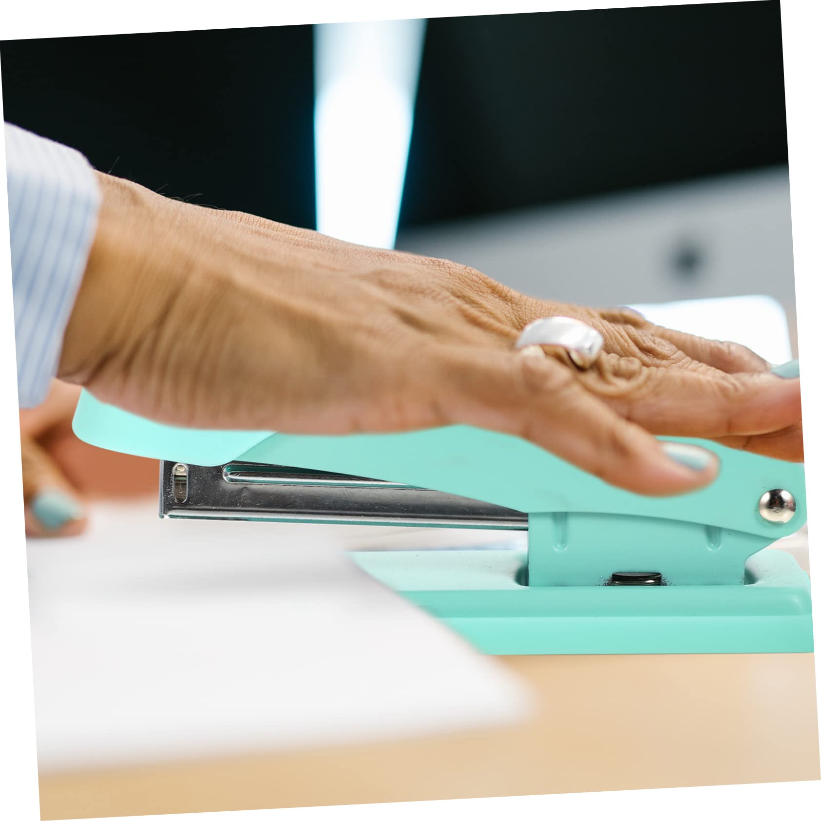 Lurrose 10stücke Multi-funktionaler Metall-heftgerät Für Büro Und Zuhause Ergonomisches Design Stapelt Für Lehrer Schüler Und Büroangestellte