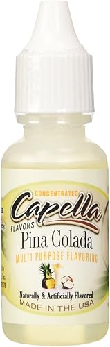 Capella Flavor Drops Concentrado de Pina Colada de 04fl oz Capella Flavor Drops Concentrado de Pina Colada de 04fl oz