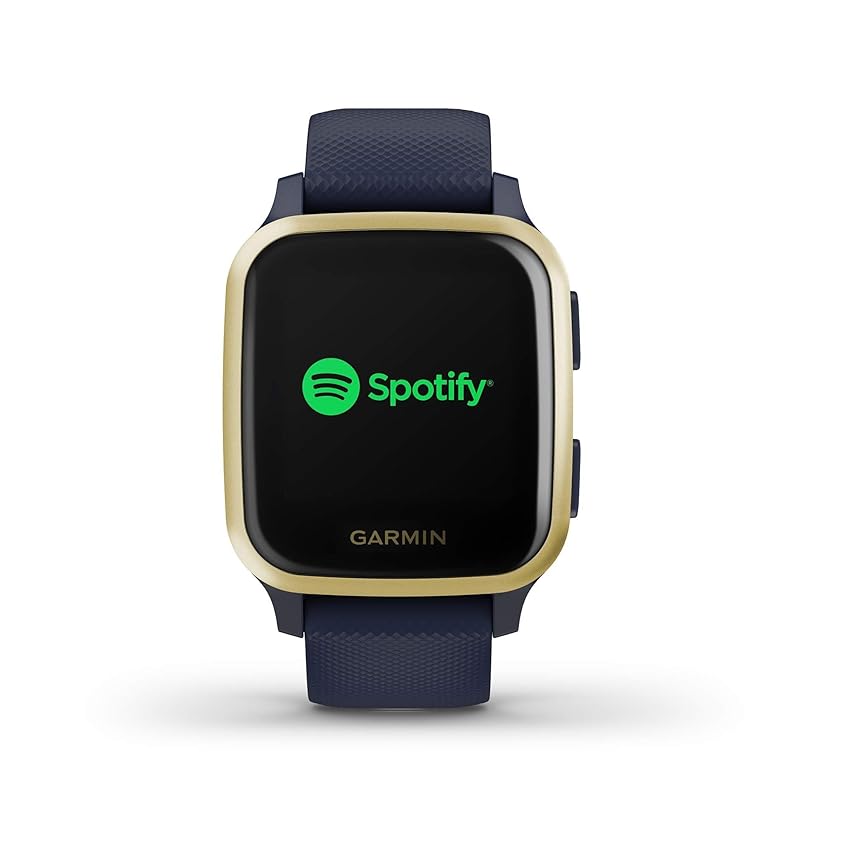 Immagine del prodotto Garmin Venu Sq Music, Smartwatch GPS Sport con Lettore Musicale, Monitoraggio della Salute e Garmin Pay, Blu (Blu/Oro)