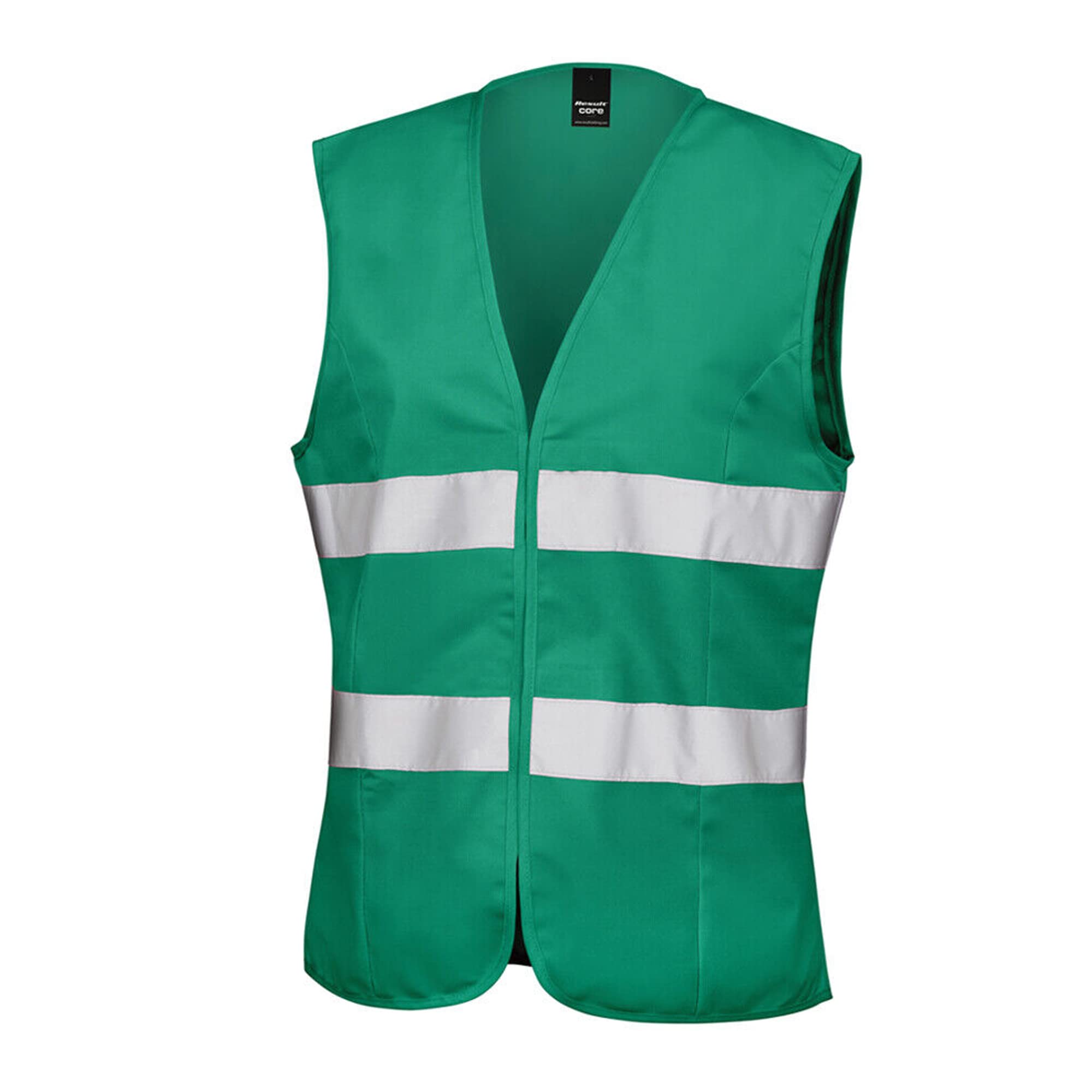 Result Core Womens/Ladies Sleeveless Hi Vis Vest (L/14) (Paramedic Green)