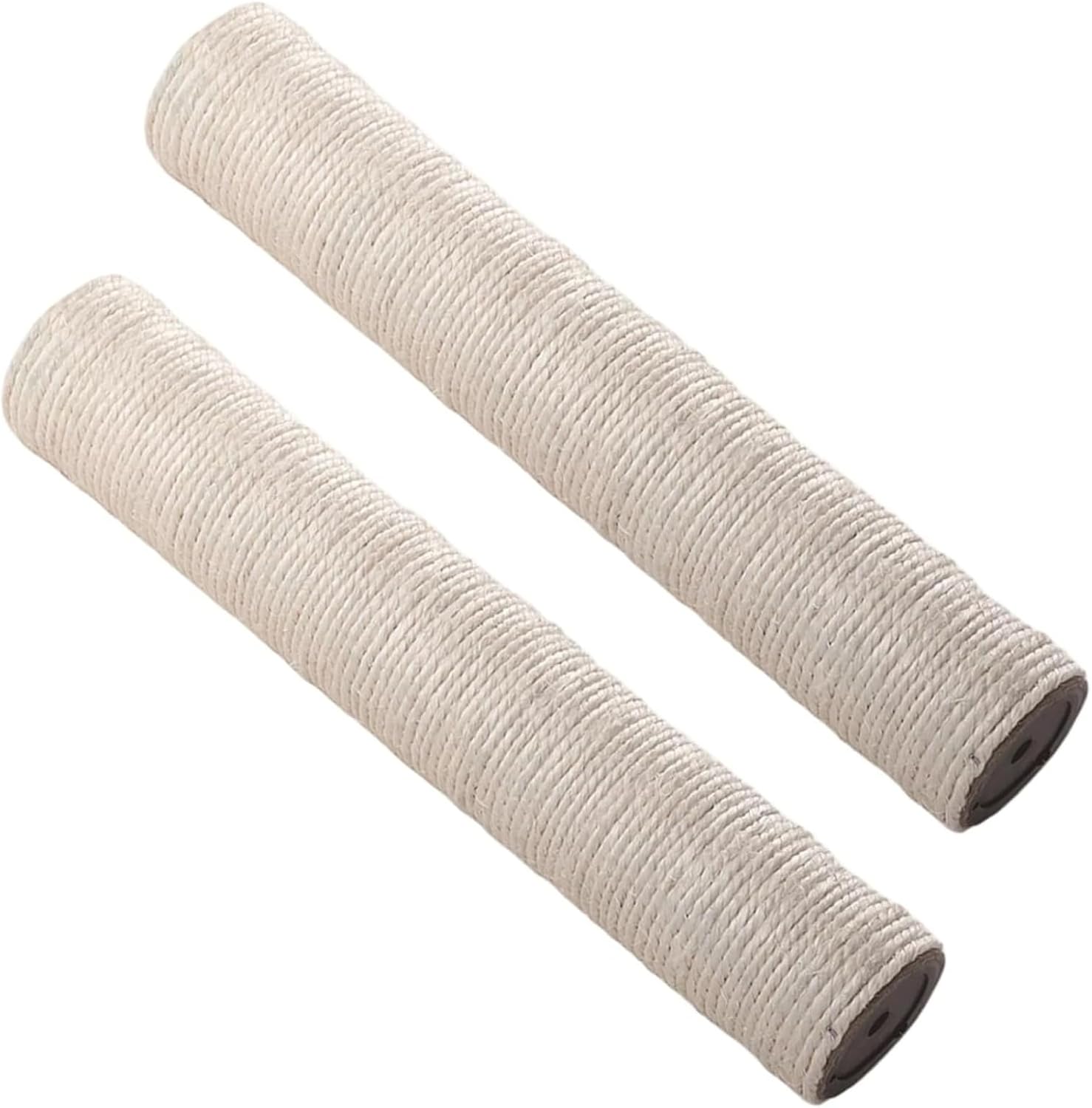 Generic - Sisal Cat Tree Replacement Post with 8mm Bolts, 20 Inch Natural Scratching Pole for Cat Furniture Repair（2-Pack）