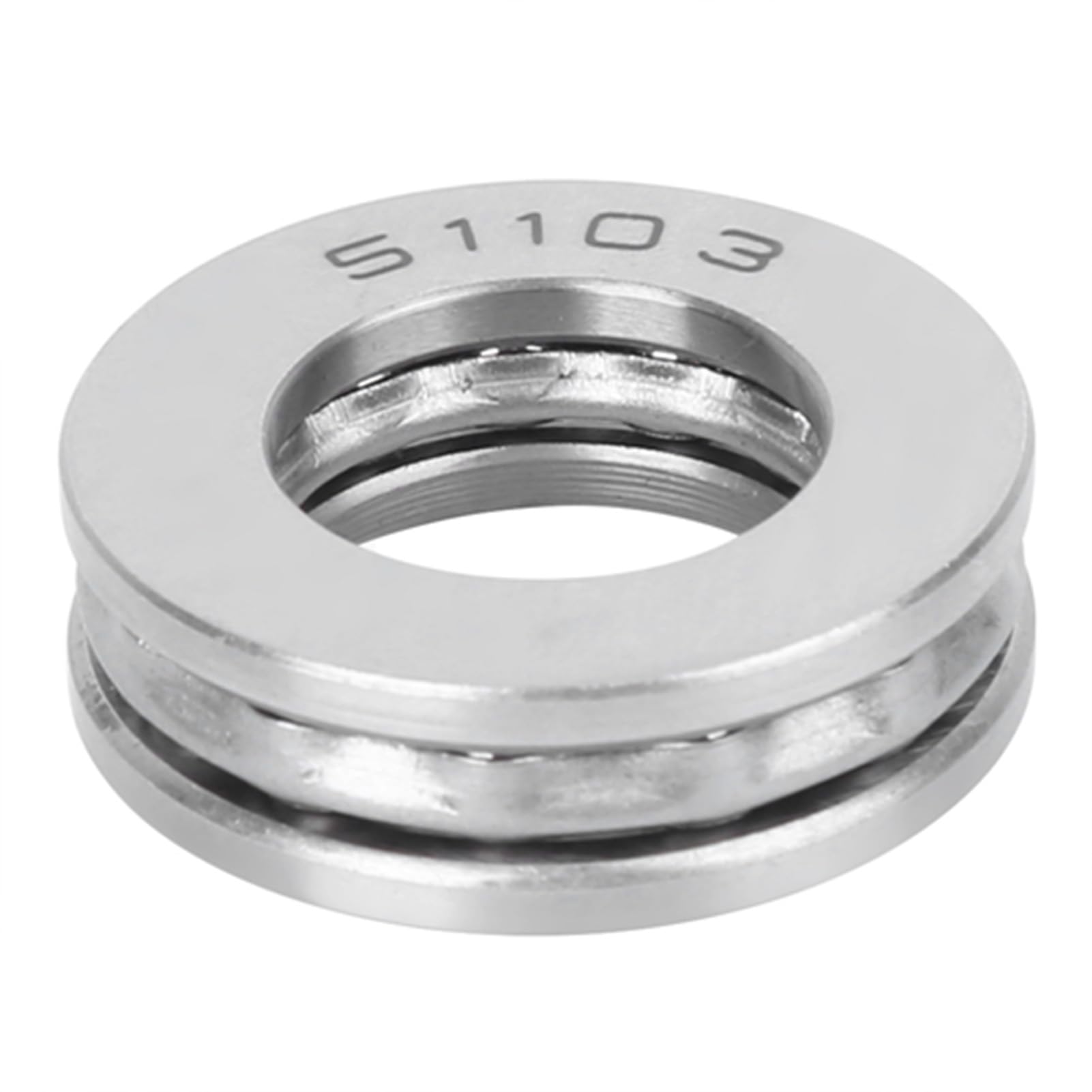 5PCS 51103 Thrust Bearing, Axial Thrust Ball Bearing Longboard Bearings Skateboard Bearings for Machinery Manufacturing Equipment Installation Maintenance