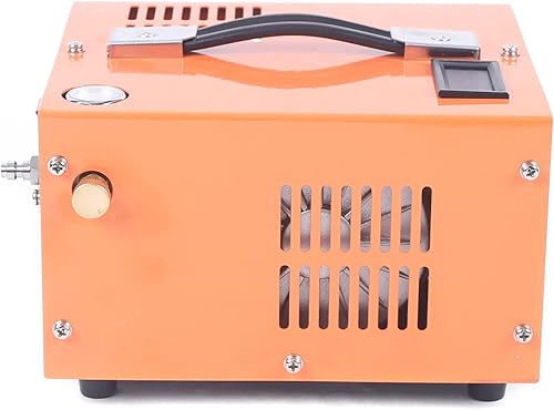 Sootvp Compresor de aire PCP, parada manual 4500PSI, bomba de compresor de aire de alta presión transformador incorporado, bomba de compresor PCP