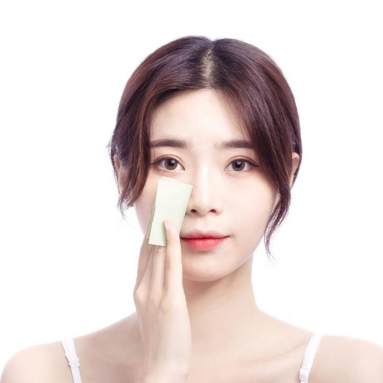 SOLUSTRE Rice Paper Oil Blotting Sheets 10 Boxes of 1000 Sheets Face Oil Remover Charcoal Facial Tissue Skin Care for Oily Skin Color