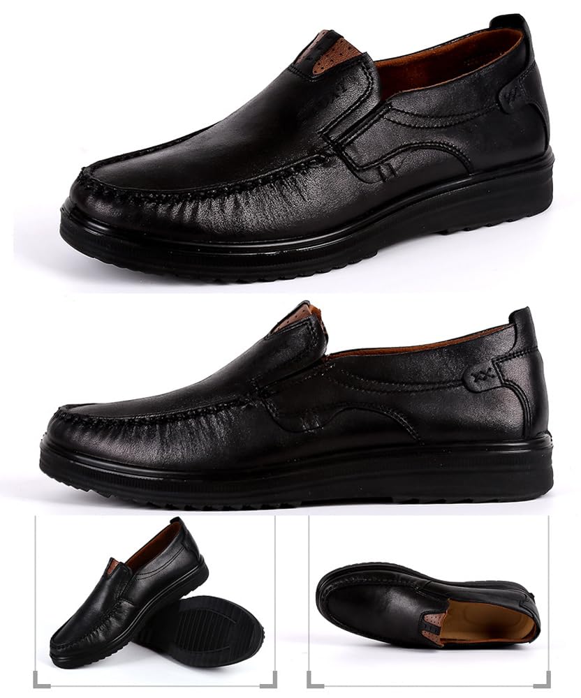 Asifn Loafers Herren Leder Fahrschuhe Mokassin Schuhe Aus Weichem Leder Komfort Business Hausschuhe Atmungsaktiv Weich Handmade