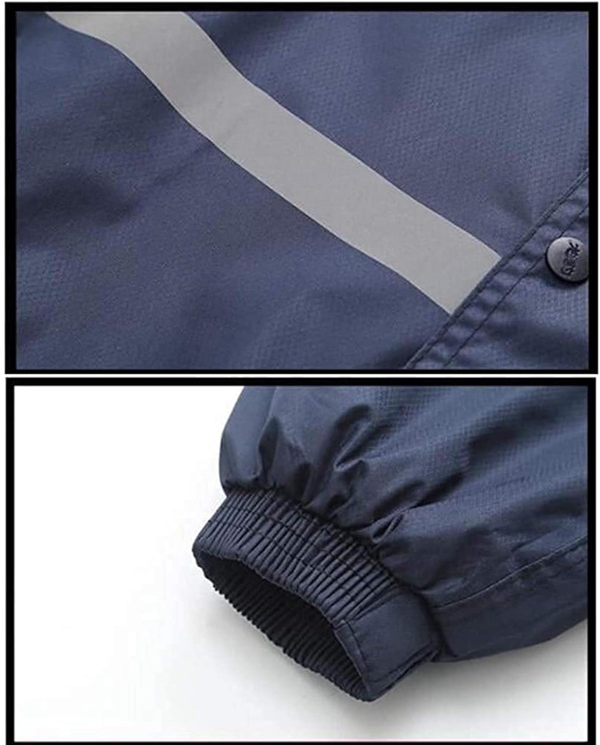 Męska i damska kurtka Mackintosh Mackintosh Poncho z kapturem Łatwe do przenoszenia Wytrzymała wiatrówka Mackintosh Zajęcia na świeżym powietrzu Ubrania przeciwdeszczowe(5XL)