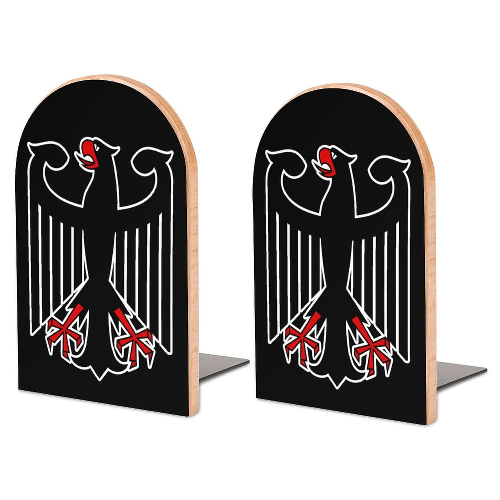 Flag ofany Bookends Heavy Duty Book Stand 1 Pair for Home Office Shelves Decorative