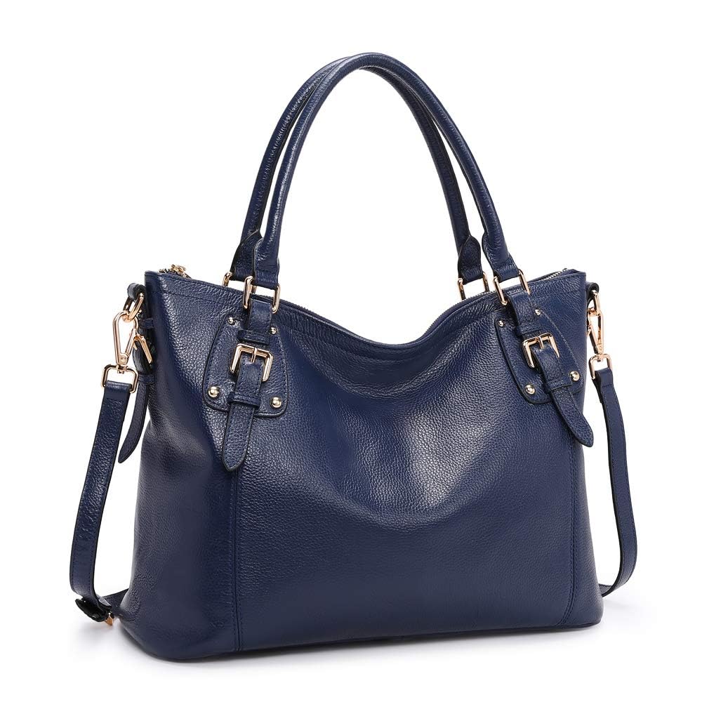 Kattee Leather Handbags Tote Shoulder Bag for Woman Satchel Designer Purse Top Handles Crossbody Bag Large Capacity