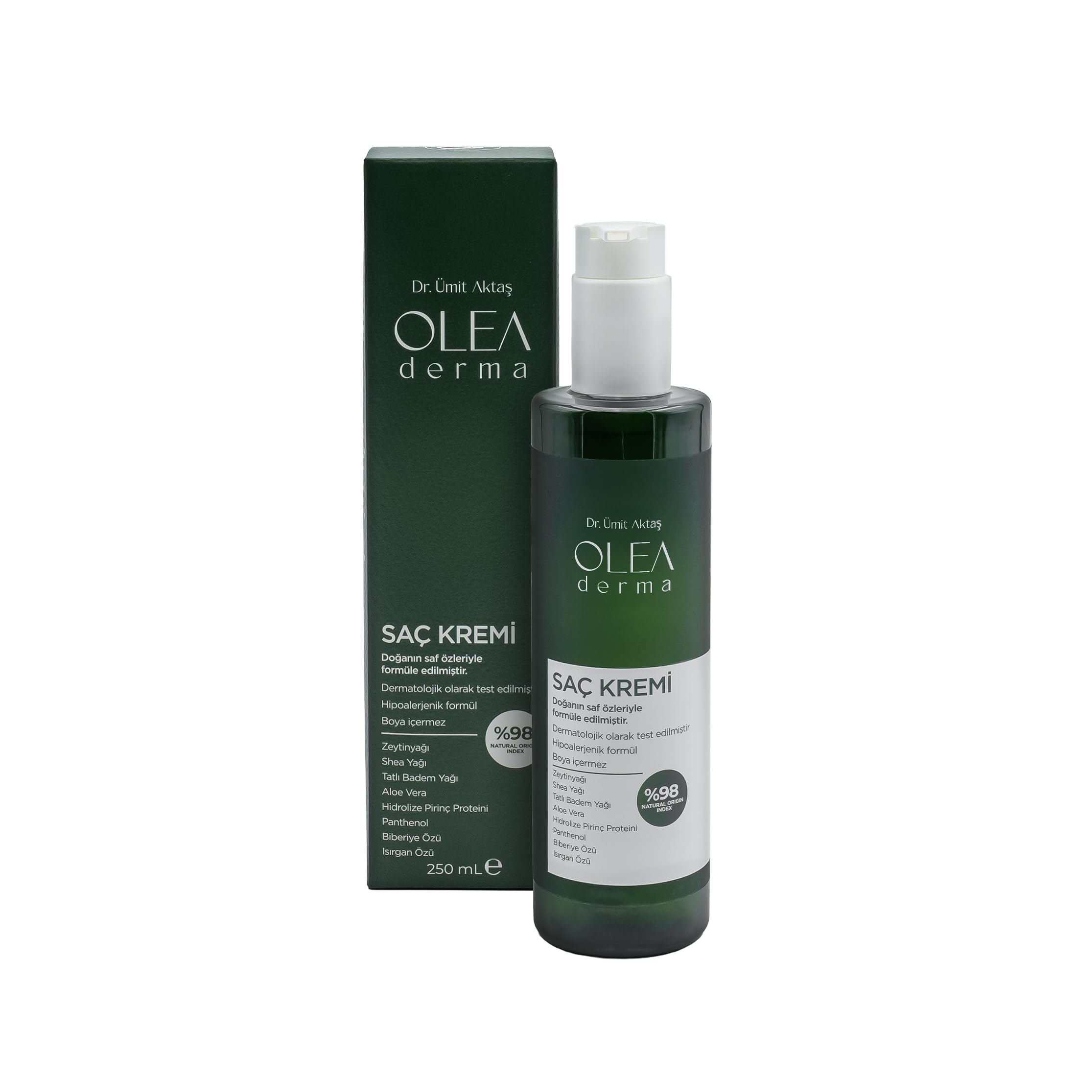 OleaDerma%98 Doğal Saç Kremi - 250 ml