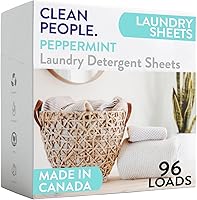 Vista 10 de The Clean People Hojas de detergente para ropa sin fragancia, jabón de lavandería, ultra concentrado, embalaje reciclable, combate las manchas, sin