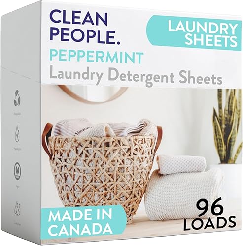 Miniatura 9 de The Clean People Hojas de detergente para ropa – Jabón de lavandería – Ultra concentrado, embalaje reciclable, combate las manchas, aroma de