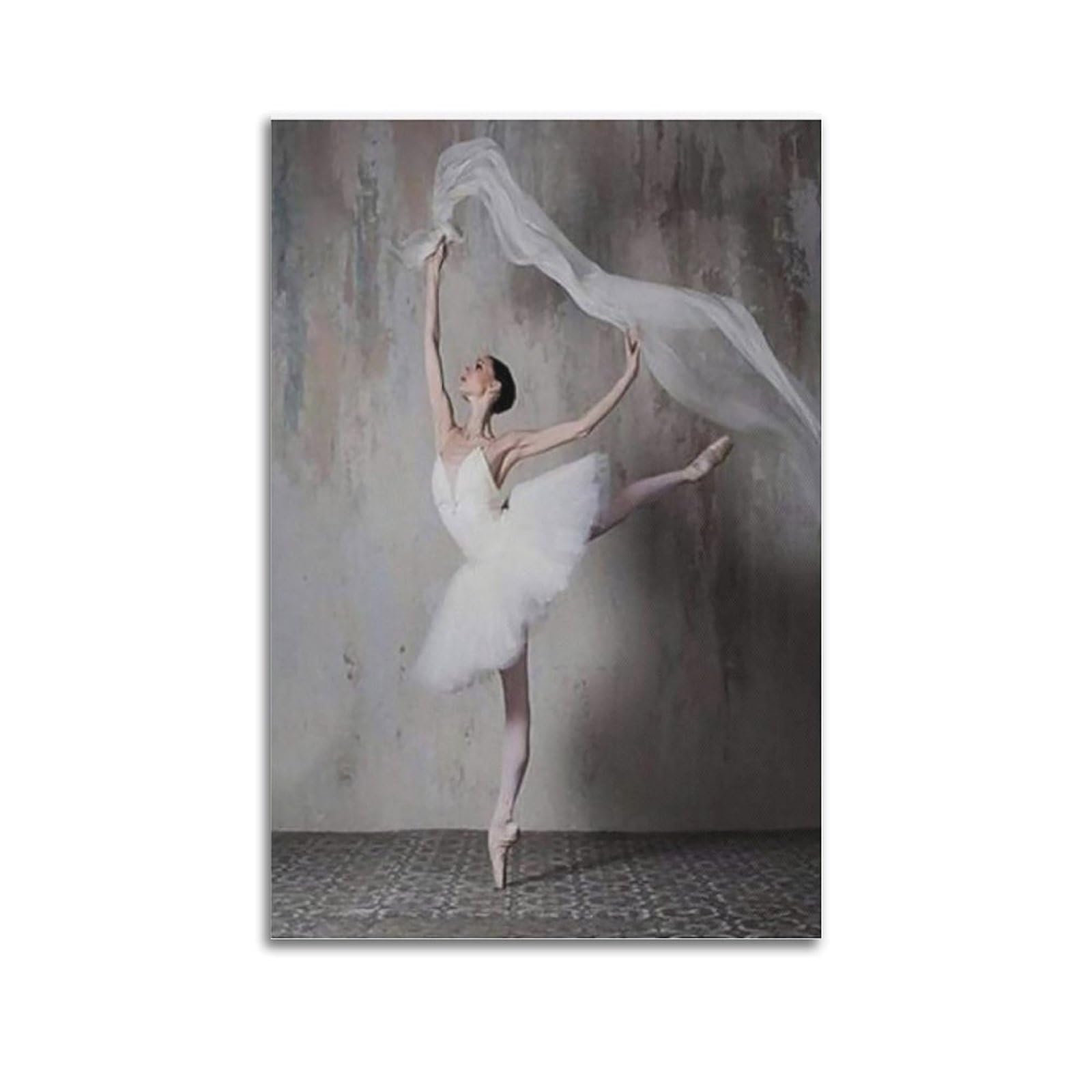 Ksoxdaitip Unframe-Style Ballerina Poster Poster Decorative Painting Canvas Wall Posters And Art Picture Print Modern Family Bedroom Decor Posters 24X36inch(60X90cm)