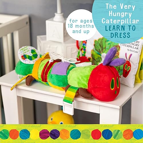 Miniatura 2 de KIDS PREFERRED World of Eric Carle La oruga muy hambrienta aprende a vestirse, juguete pequeño