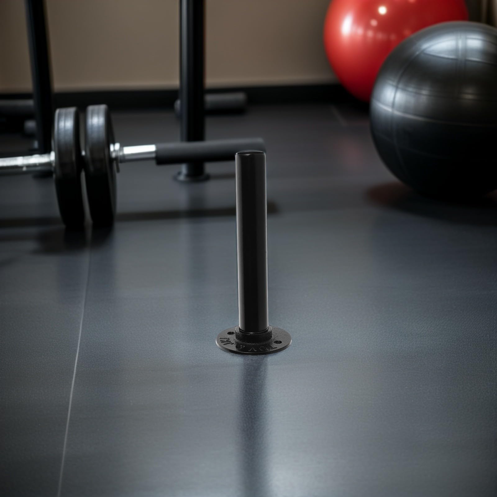 Hohopeti Soporte de Pared para Discos de Gimnasio de Hierro Resistente, Estante de Almacenamiento para Placas de Pesas de Varios Tamaños, 2 Unidades, Adecuado para Entrenamiento de Fuerza