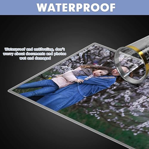 Miniatura 10 de PANDRI - Hojas de laminación, paquete de 200 bolsas de laminación térmica de 5 mil con capacidad para 11 x 17 pulgadas, papel laminador de plástico