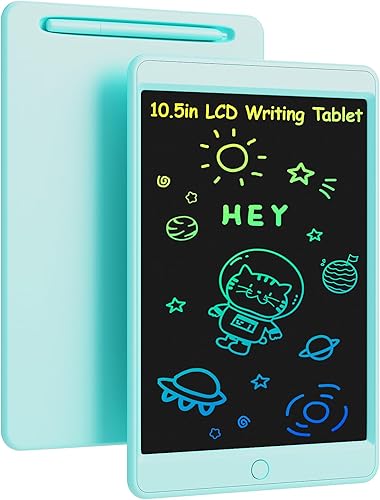 Miniatura 1 de Tableta de escritura LCD para niños, tableta de dibujo electrónico de 10.5 pulgadas, almohadilla de dibujo reutilizable, tablero de dibujo colorido,