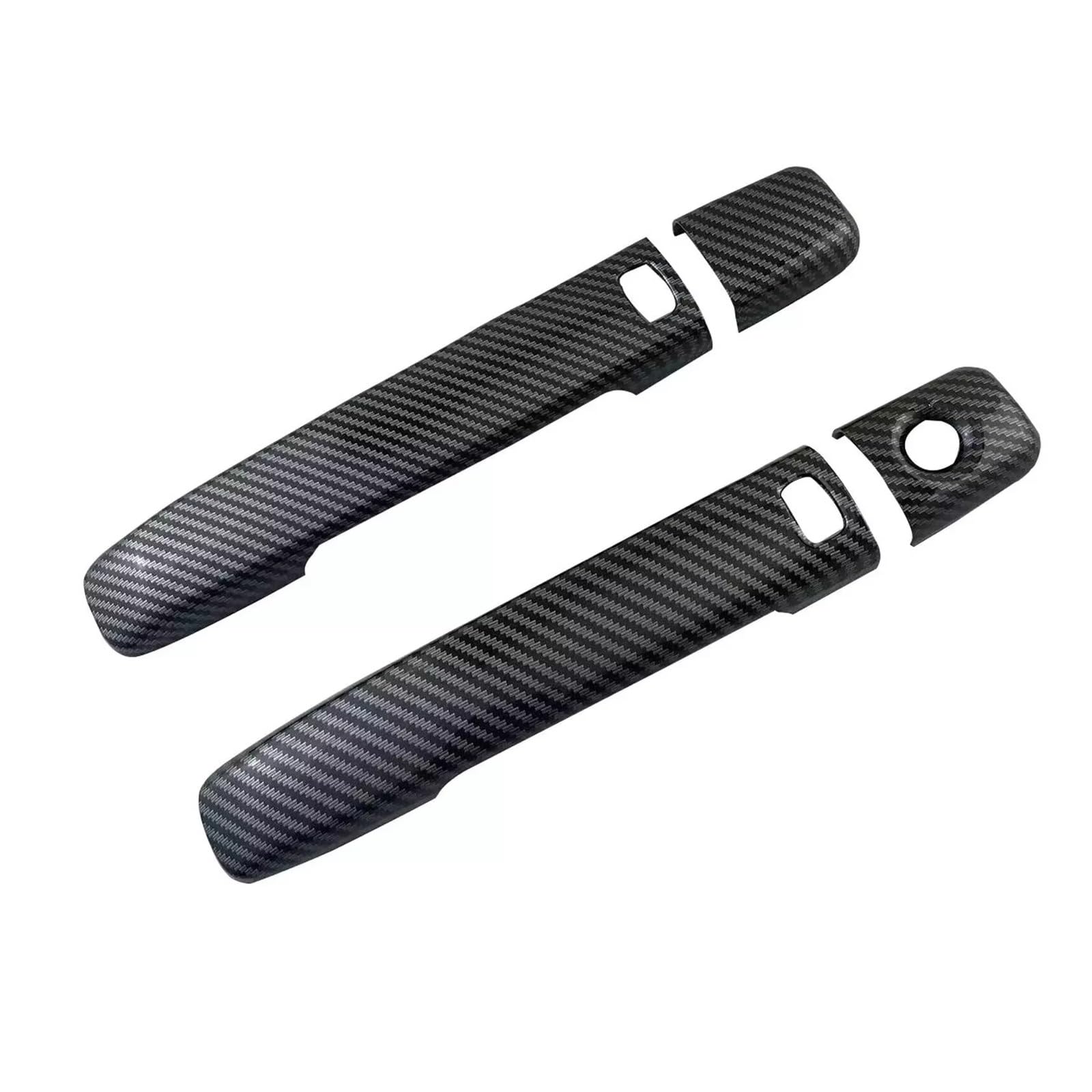 BWJQQJ Car Outer Door Handle for Infiniti for G37 Coupe 2008 2009 2010 2011 2012 2013 Car Carbon Fiber Style Exterior Door Handle Moulding Cover Trim Decor