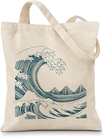 Funny Canvas Tote Bag for Women and Girls
