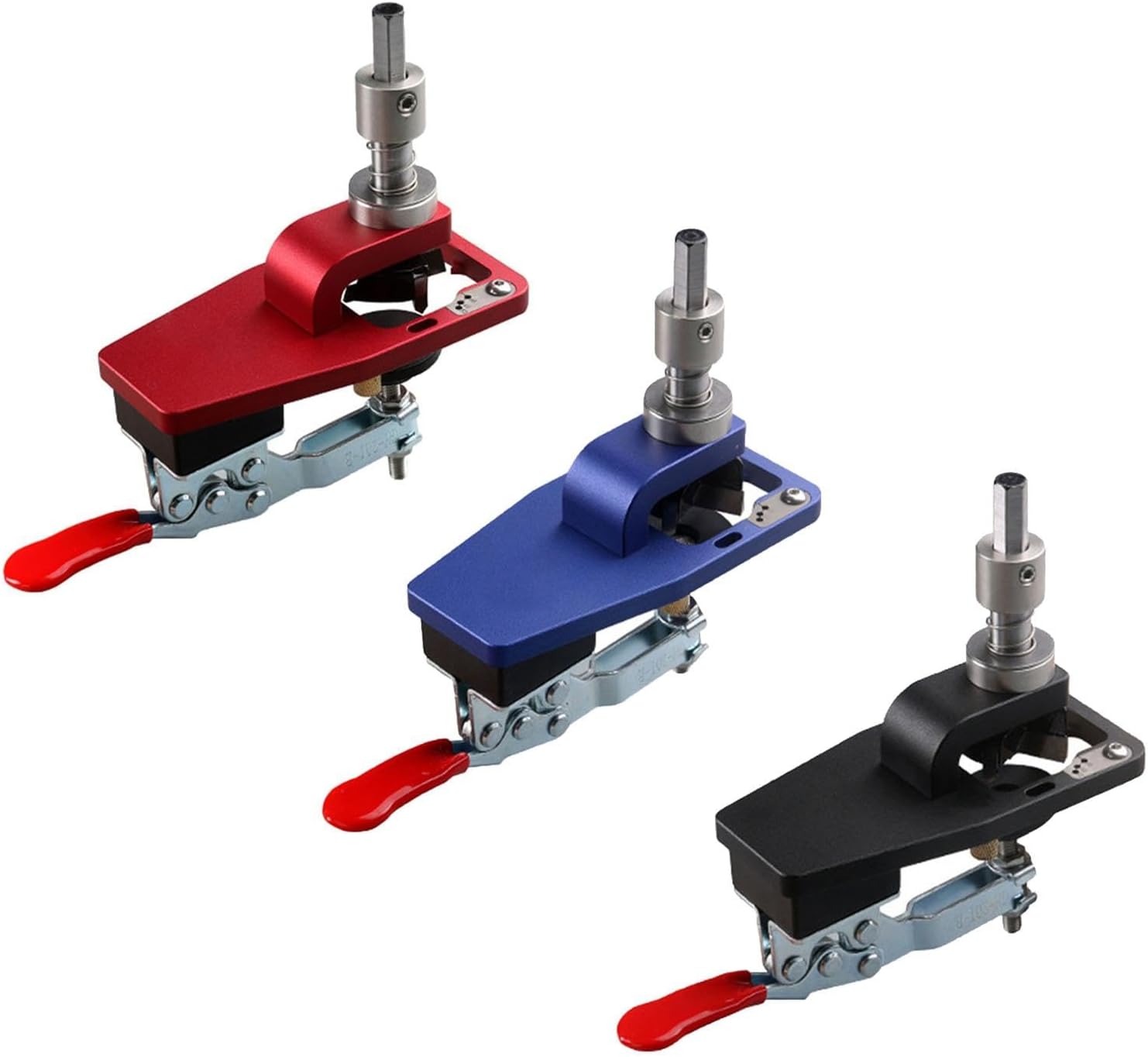 MERISHOPP™ Door Drilling Jig Hinge Hole Opener for Hardwood Door Cabine Mounting Plates Red|Home & Garden|Tools|Power Tools|Drill Bits