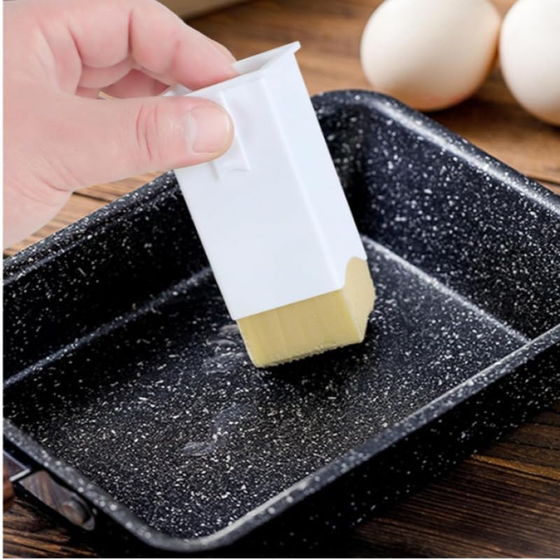 2 Pcs Plastic Butter Dishes Spreader with Storage Box & Lid, Suitable for Corn, Pancakes, Waffles & Barbecue