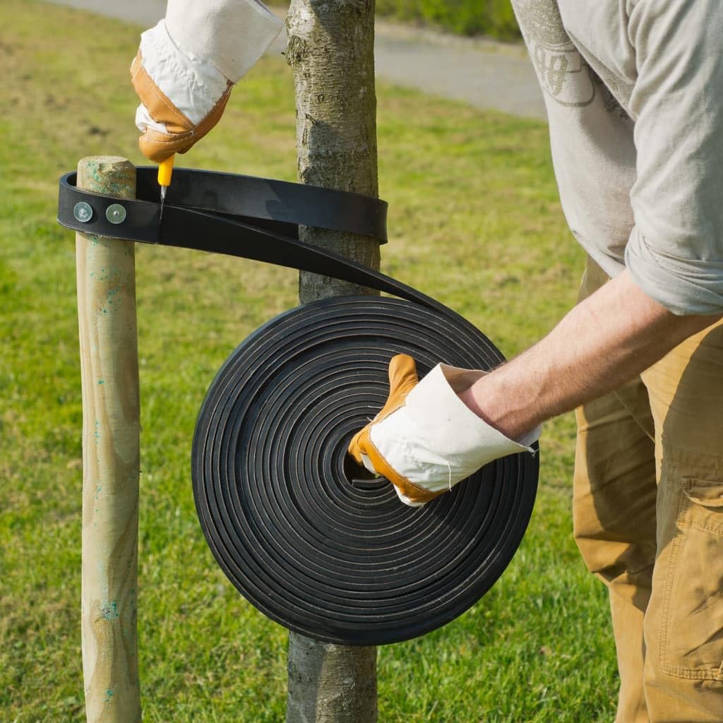 Nature Rouleau de Collier de tuteurage en Caoutchouc