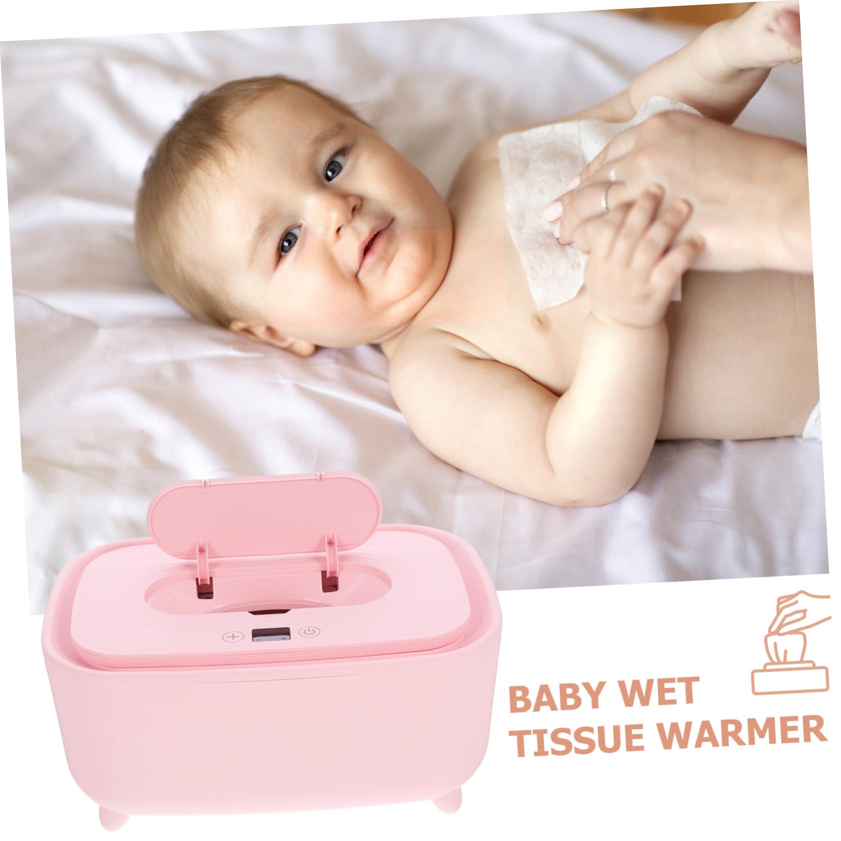 Anneome -lingettes Portable USB Température Réglable Distributeur de Lingettes Humides pour Maison Voyage et Protection Douce pour Peau Délicate