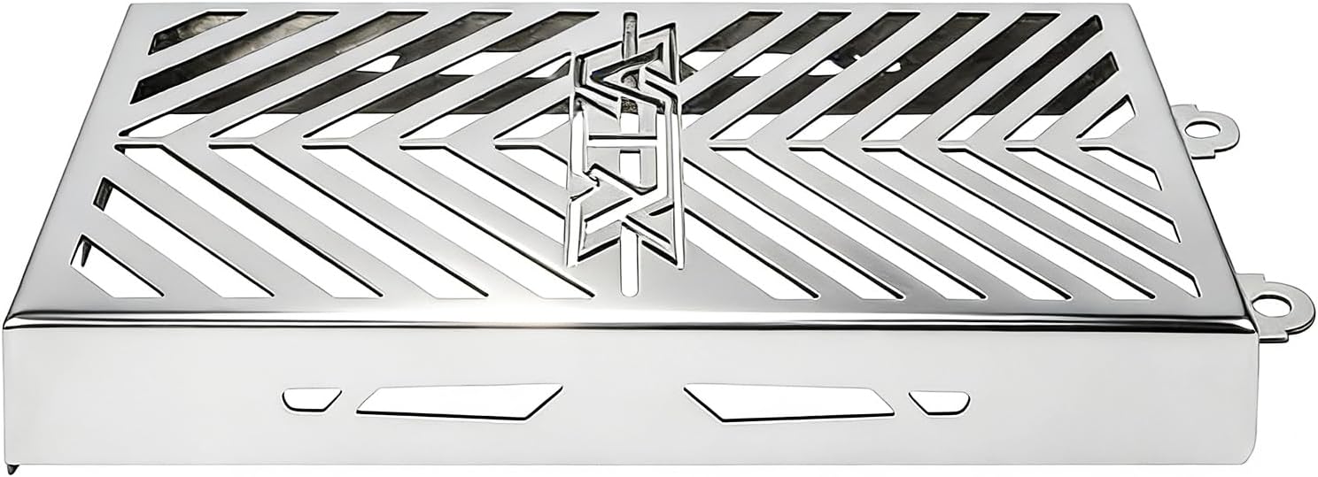 Radiator Cover Guard Grill Grille Cooler Protector Shrouds for Honda VTX1300, VTX1300C, VTX1300R, VTX1300S, VTX1300T 2003-2009, Stainless Steel