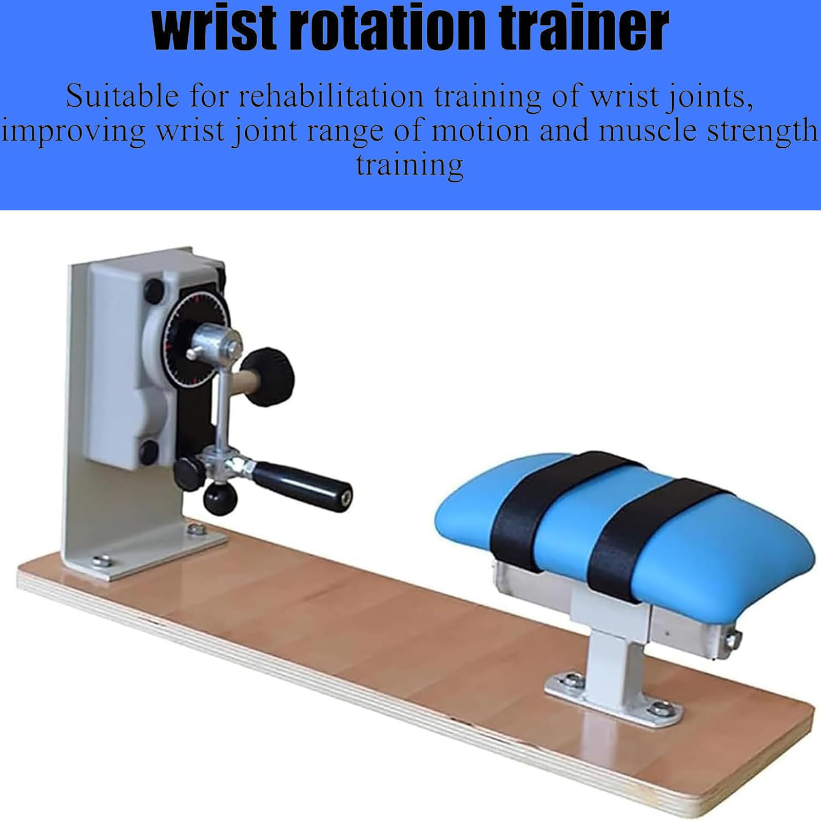 MObyat Equipo De Rehabilitación De Codo, Herramienta De Entrenamiento para La Rehabilitación De Extremidades Superiores, Brazo Basculante Ajustable De 0-11 Cm Y Almohadilla para Antebrazo De 0-7 Cm