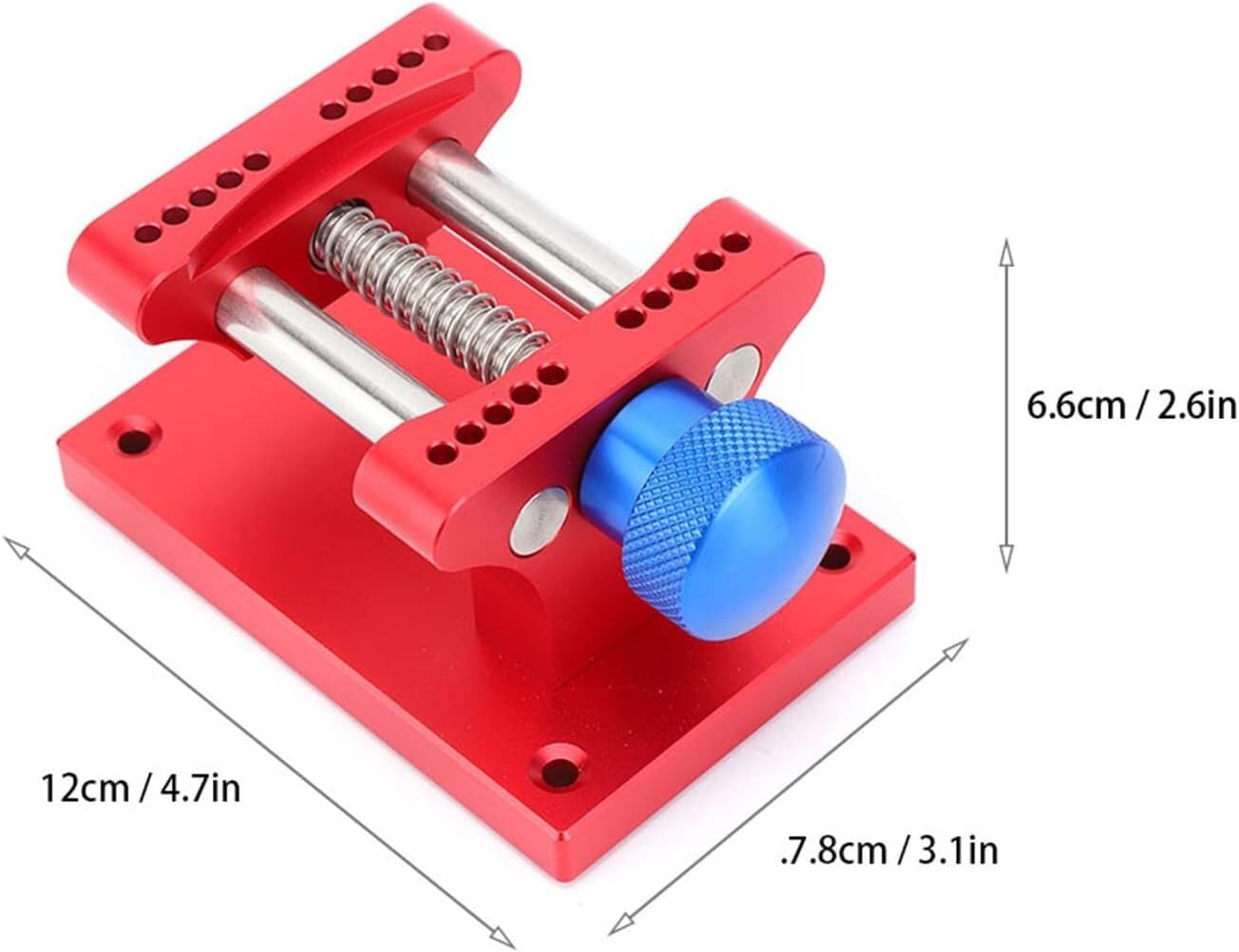 Soporte de Caja de Reloj de Aluminio con 4 Accesorios para Batería