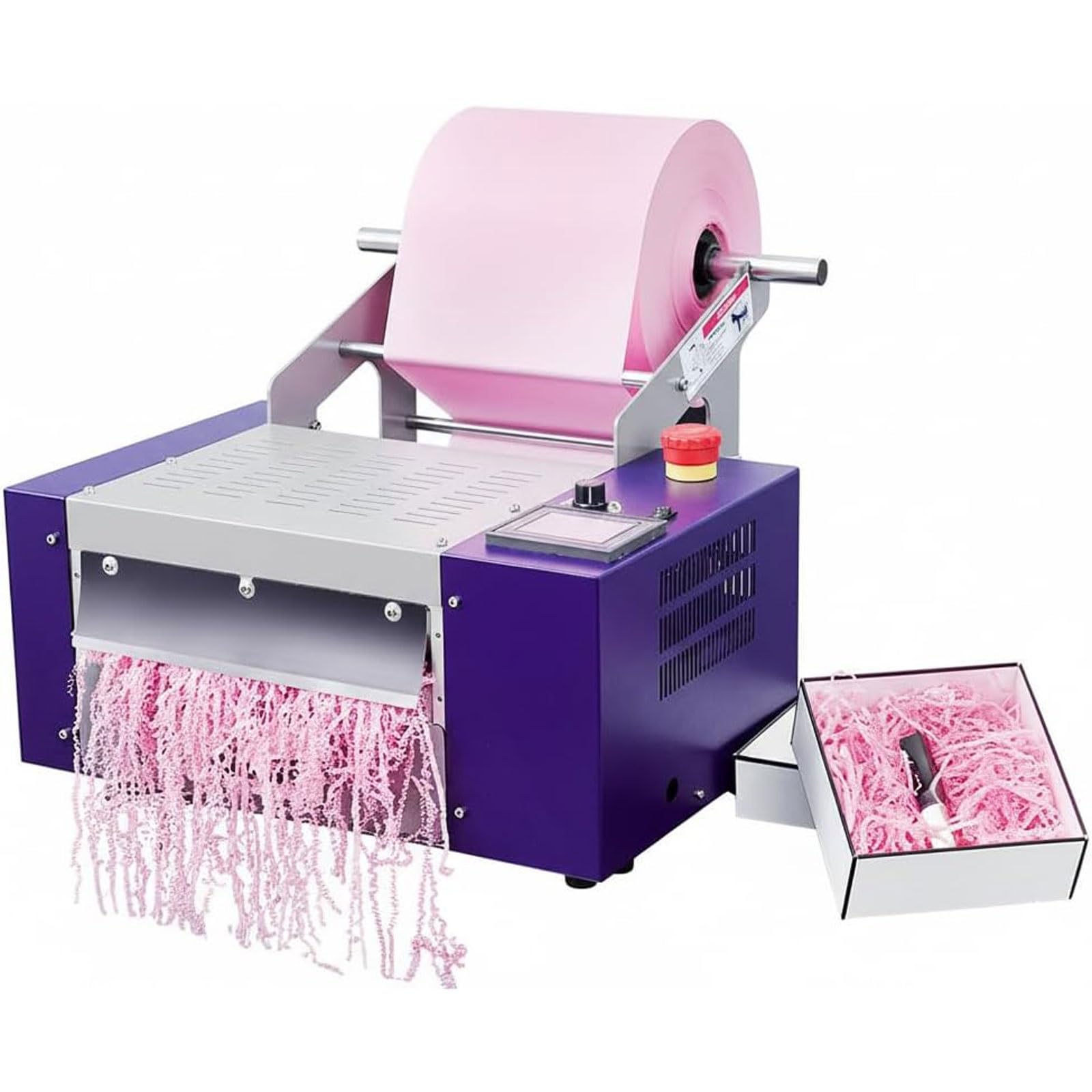 Elektryczna niszczarka do papieru do rękodzieła i pakowania prezentów, z falistym wykończeniem, maks. szerokość 200 mm, idealna do scrapbookingu, domowego biura i projektów kreatywnych